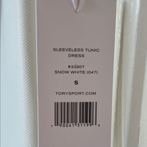 NWT Tory Sport White Mini Dress with Vibrant Trim - Picture 2 of 6